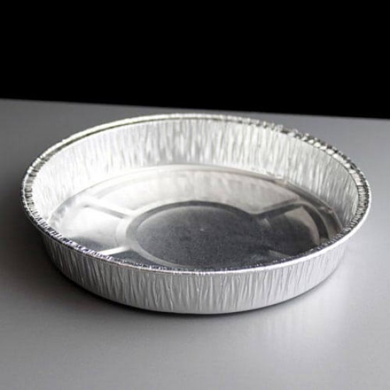 40 Pcs Aluminium Foil Pie Dishes – 29cm Round Flan/Quiche Trays, Oven, Air Fryer & BBQ Safe, 29x29x4cm