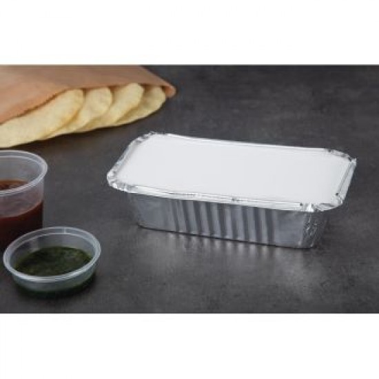 Lids Foil Container No6 4x8'' X 500 Lids Foil Container No6 4x8'' X 500