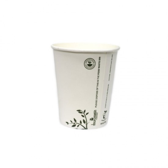 Coffee Cups & Lids : Double Walled 8oz | Irish White Cup ...