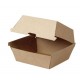 Corrugated No.8 Burger Box X 250 Brown Box Corrugated No.8 Burger Box