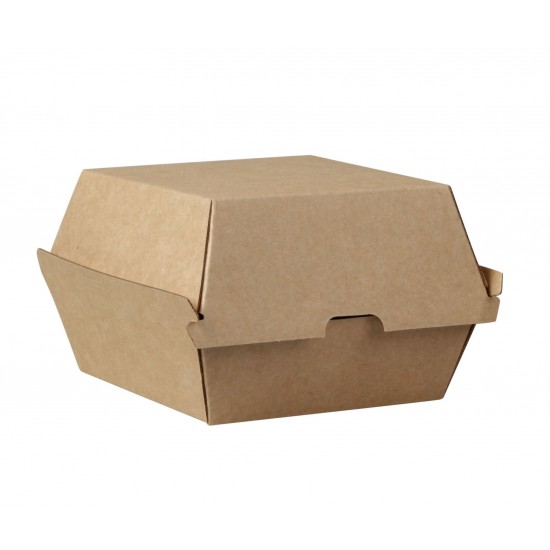 Corrugated No.8 Burger Box X 250 Brown Box Corrugated No.8 Burger Box