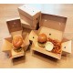 Corrugated Large Premium Burger Box X 100. Brown Corrugated Large Premium Burger Box