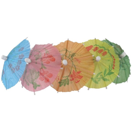 Cocktail Parasols X144 Pack of Cocktail Parasols