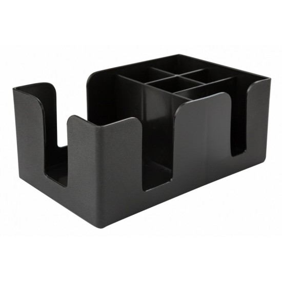 Bar Caddy Black Black Bar Caddy with Tissues and Straws