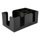Bar Caddy Black Black Bar Caddy with Tissues and Straws