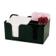Bar Caddy Black Black Bar Caddy with Tissues and Straws