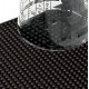 Glass on a Black Rubber Mat Black Rubber Bar Service Mat 18x12'' Black