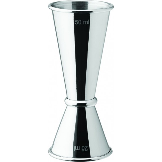 Jigger Measure 25ml/50ml Stainless Steel Jigger Measure