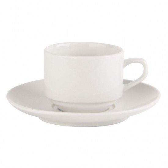 Simply Stacking Cup 7oz X 6 White Stacking Cup