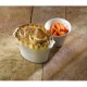 White Porcelite Round Pie Dish 14cm