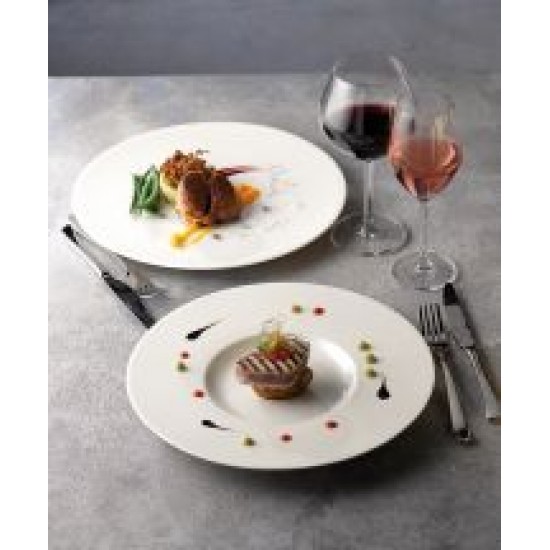 Academy Butter Coaster White Presentation Butter Coaster
