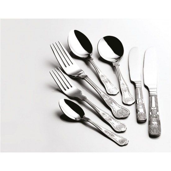 Kings Teaspoon X 12 Stainless Steel Kings Teaspoon