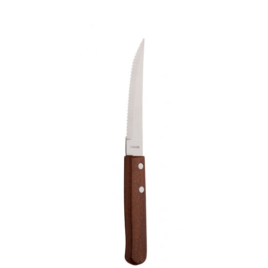 Steak Knife Wooden Handle X 12