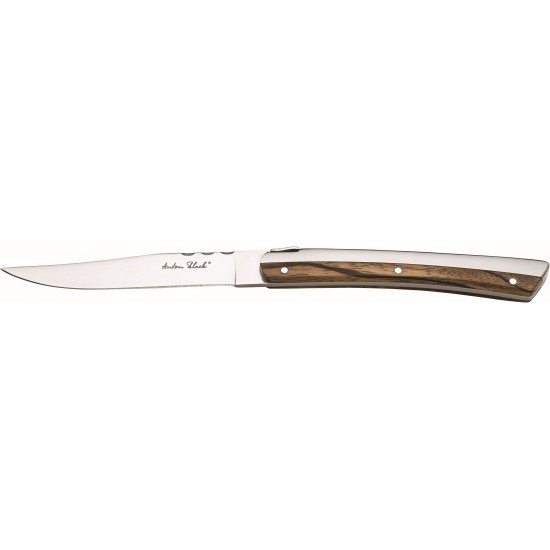Laguiole Half Wood Handled Steak Knife X 12