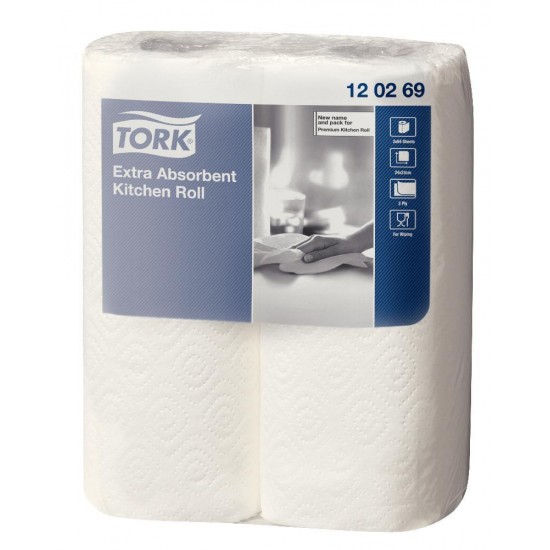 Pack of 2 Tork Extra Absorb Kitchen Towel X 24