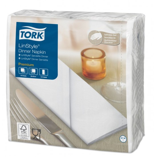 Image of Tork Linstyle 8 Fold White 