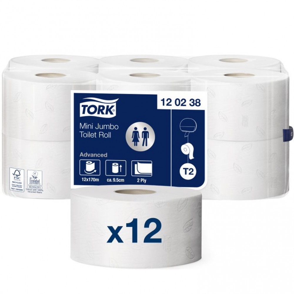 Tork Toilet Rolls Ranges Tork Mini Jumbo Toilet Tissue