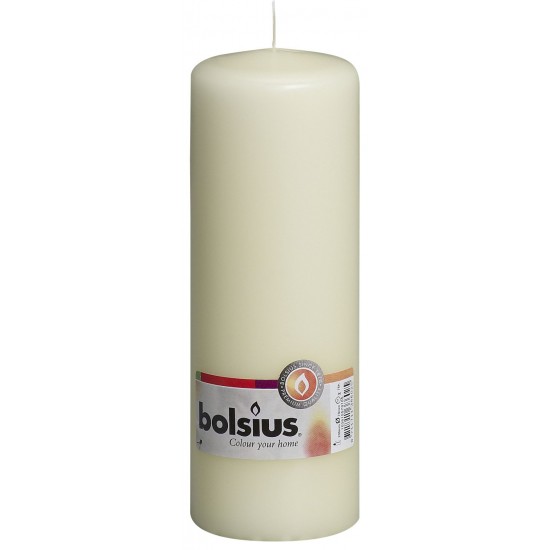 Church Pillar Candles on a white background
