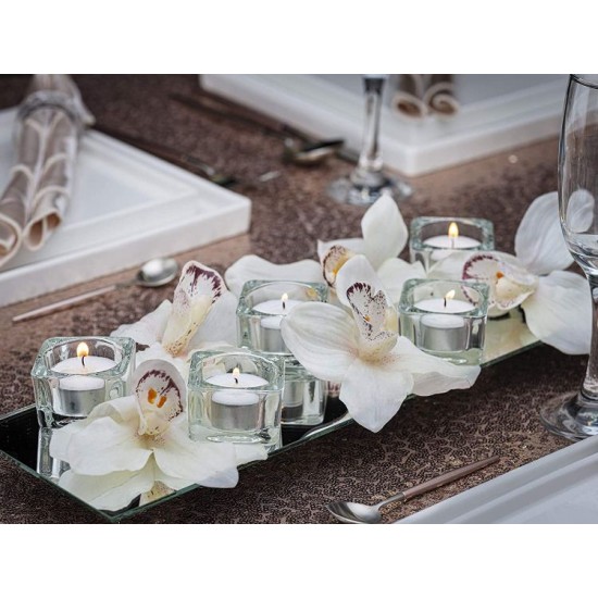 8hr Nightlights X 75 White Tealight Candles