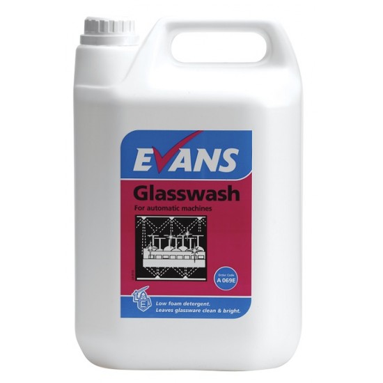 Big Bottle of Evans Glasswash 5l