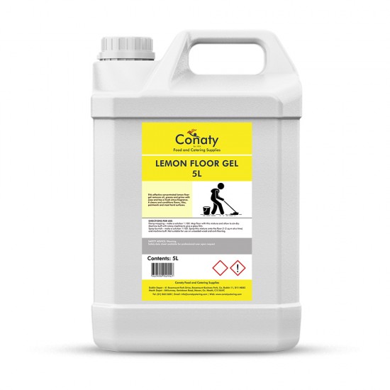 Conaty Lemon Gel 5ltr Big Bottle with Handle Lemon Gel 5ltr