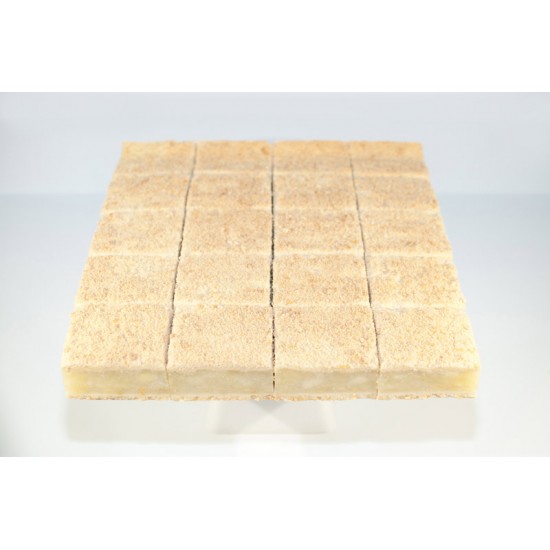 Pieces of Apple Crumble Tray Bake Image of Apple Crumble Tray Bake 36 Portions.