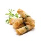 Crispy Tyj Spring Roll Pastries Served on a Plate 