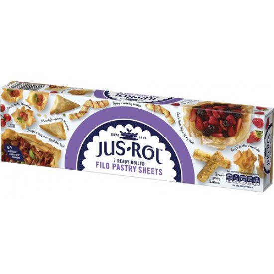 Pastry Sheets & Vol Au Vents Jus Roll Filo Pastry 500g X 8