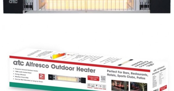 Outdoor Heaters : Alfresco 1.8kw Portable Outdoor Heater ...