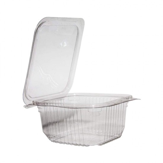 Sq Hinged Salad Cont 375cc X50 Sq Hinged Salad Cont 375cc X50