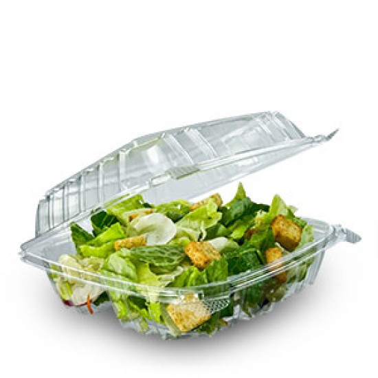 Sq Hinged Salad Cont 375cc X50 Sq Hinged Salad Cont 375cc X50
