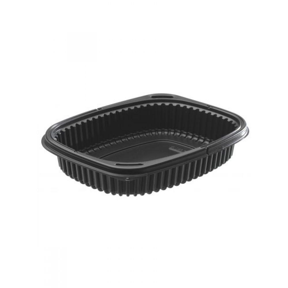 Black Hot Meal Containers Hot Food Container 800ml Takeaway