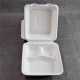 Bagasse 3 Part Large Meal Box X 200