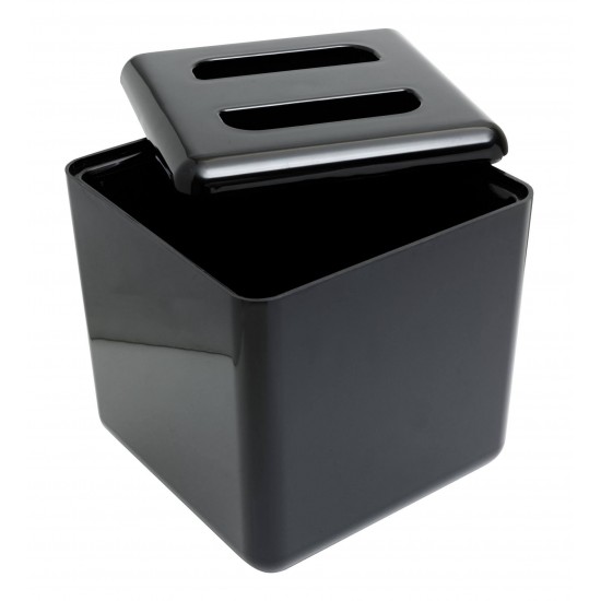 Insulated Square Ice Bucket Black 7pt Insulated Square Ice Bucket Black 7pt