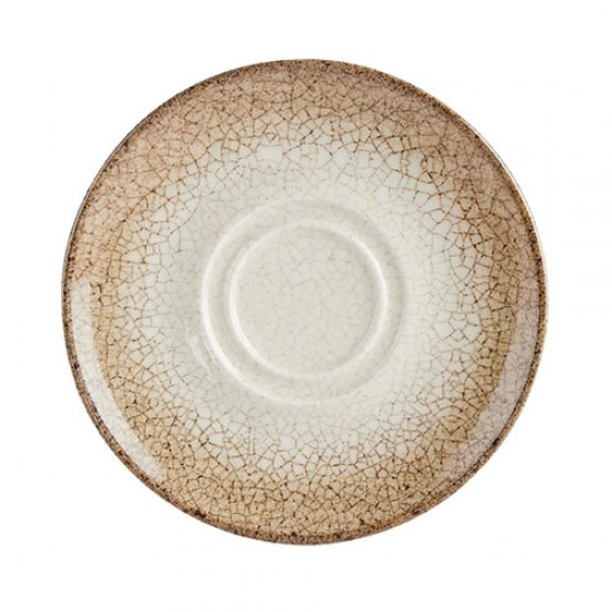 Academy Fusion Scorched Double Well Saucer 16cm  X 12