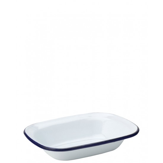 Enamel Eagle Enamel Pie Dish 7.75\'\' (20cm) X 6