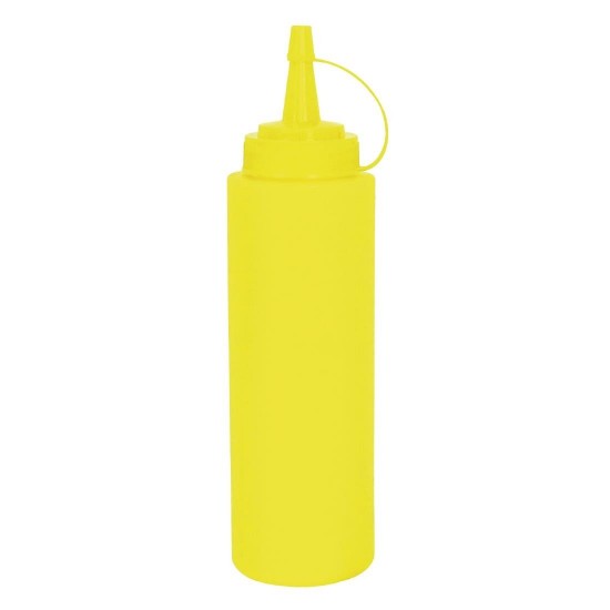 Yellow Squeezey Sauce Bottle 8oz (23cl) X 12