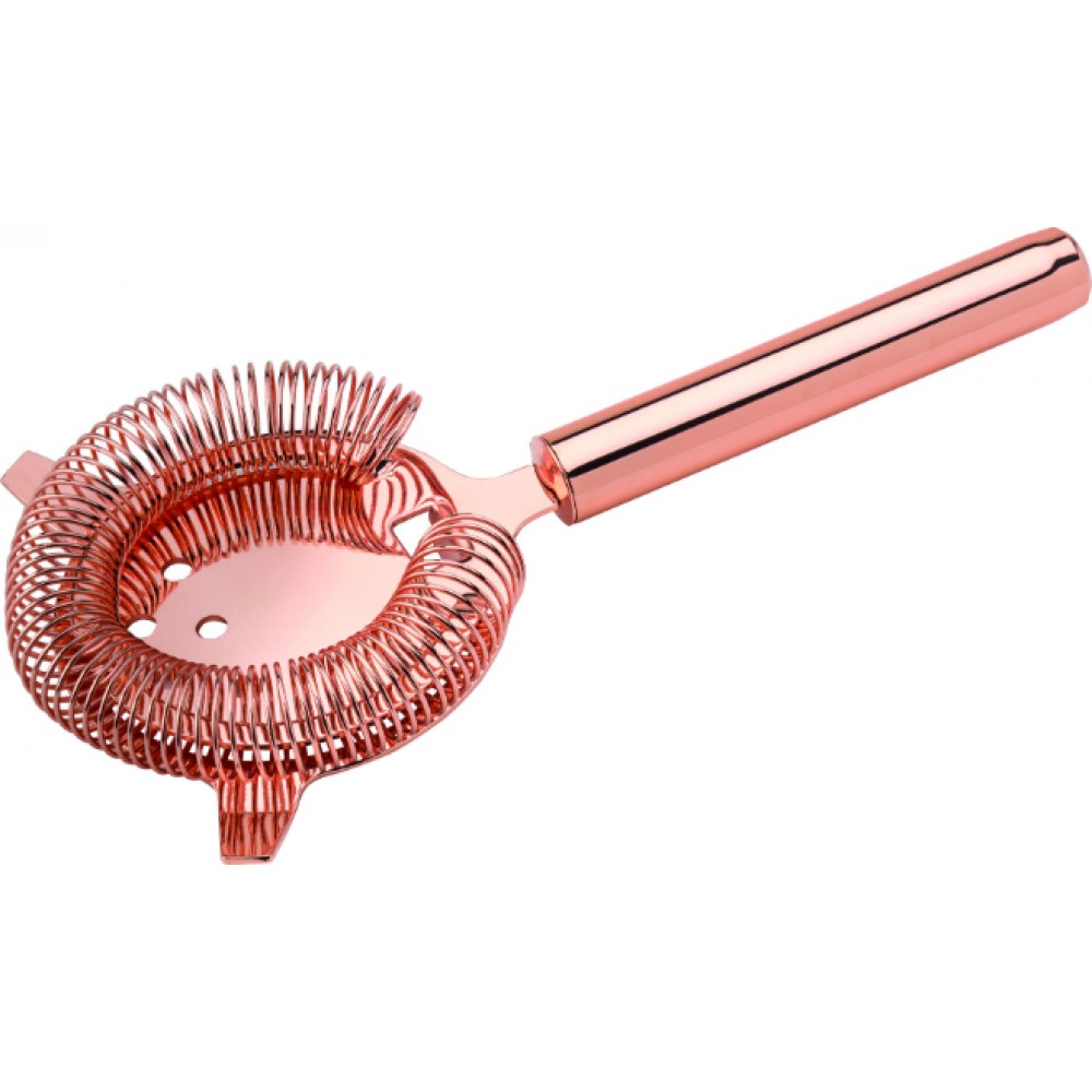 Cocktail Strainers Deluxe Copper Hawthorne Strainer