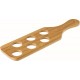 Bamboo Shot Paddle - To Hold 6 Shots 15 X 4.25 X 6