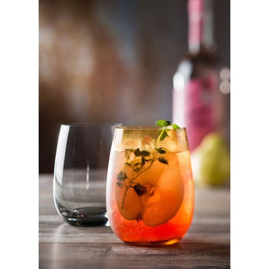 Coloured Glasses : Amber U Tumbler 15.5oz (44cl) X 24 - Catering ...