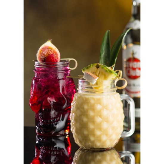 Tiki Cocktail Glasses Jars Glass Mug Cocktail Jar