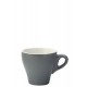 Grey and White Tulip Cup With Tapered Sides