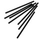 Biodegradable Black Straw Stirrer 5.5'' Paper X 250 Black Paper Straws