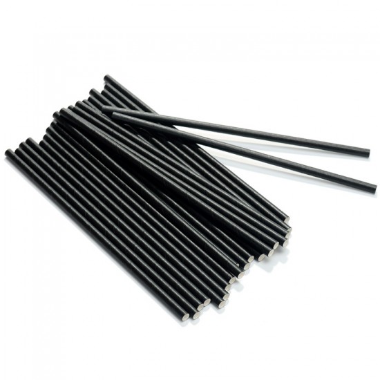 Black Paper Straws