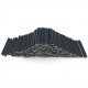 Biodegradable Black Straw Stirrer 5.5'' Paper X 250 Black Paper Straws