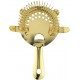 Gold Cocktail Strainer 4 Prong X 6