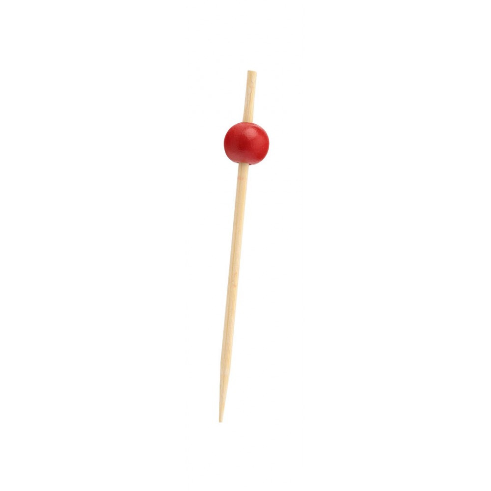 Cocktail Garnish Sticks Bamboo Ball Pick 3.5 X 1000''