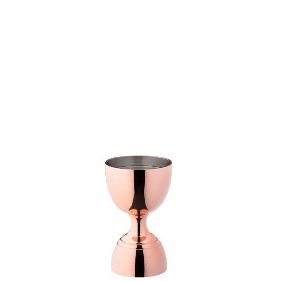 Measures & Jiggers Copper Round Bulb Jigger 25ml/50ml X 6
