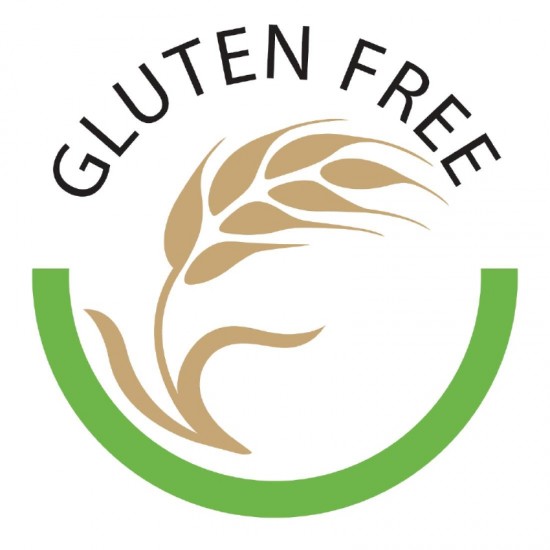Gluten Free 1''  Label 1000/roll