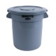 Rubbermaid Round Brute Container Grey - 37.9ltr